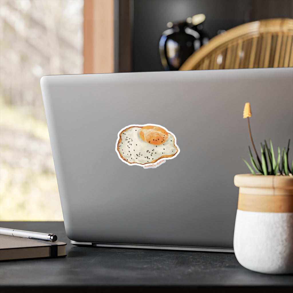 Egg- Cellent Vinyl Sticker: Waterproof Decals by Bumblefly