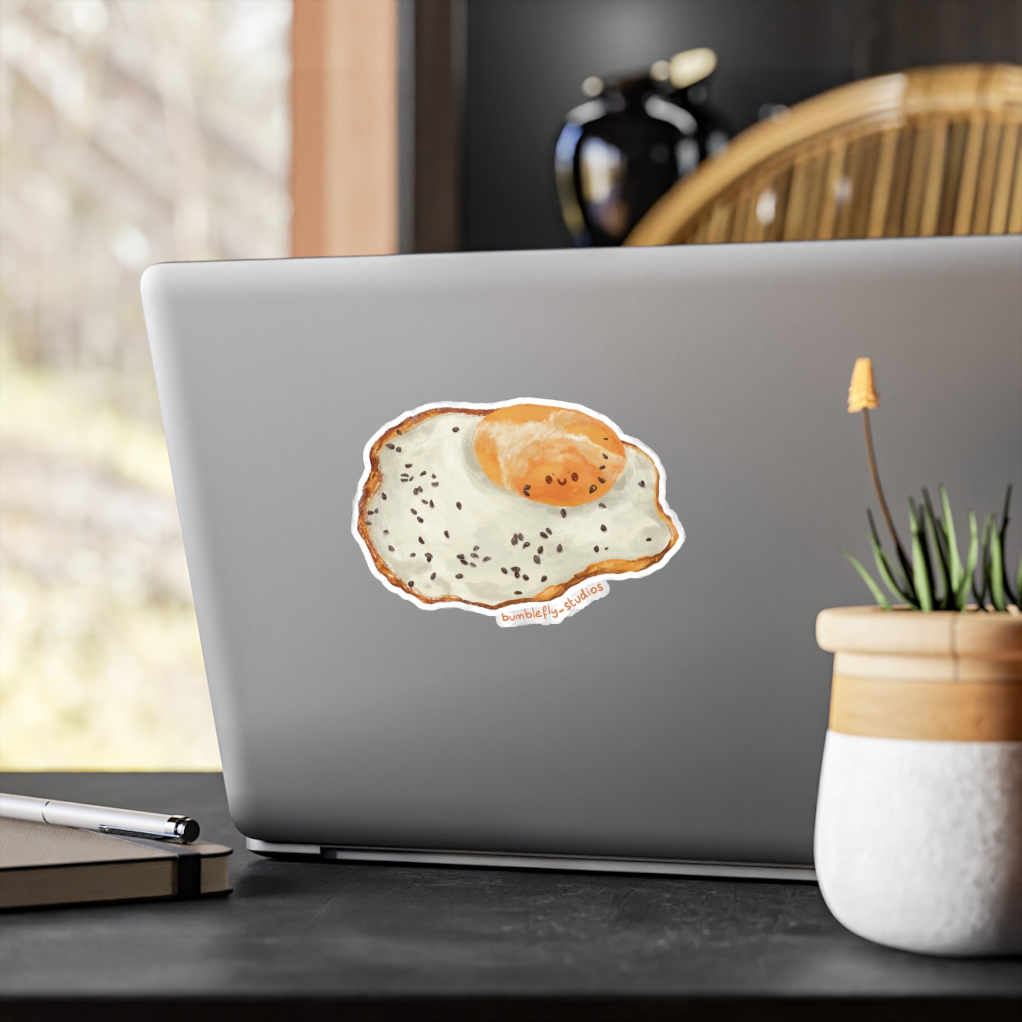 Egg- Cellent Vinyl Sticker: Waterproof Decals by Bumblefly